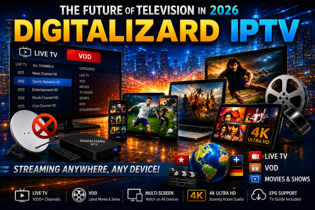 The Ultimate Guide to Digitalizard covering features setup benefits and streaming services on smart devices.